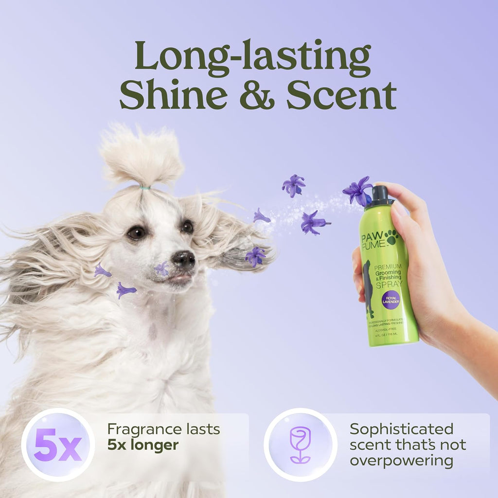 Lavender Dog Grooming & Detangler Spray | Salon-Quality Fur Care for a Soft, Fresh Coat All Day