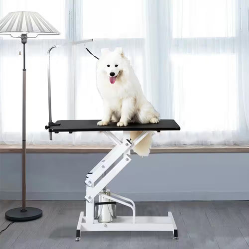 42.5 In. Hydraulic Dog Pet Grooming Table Heavy-Duty Big Size Z-Lift Pet Grooming Table