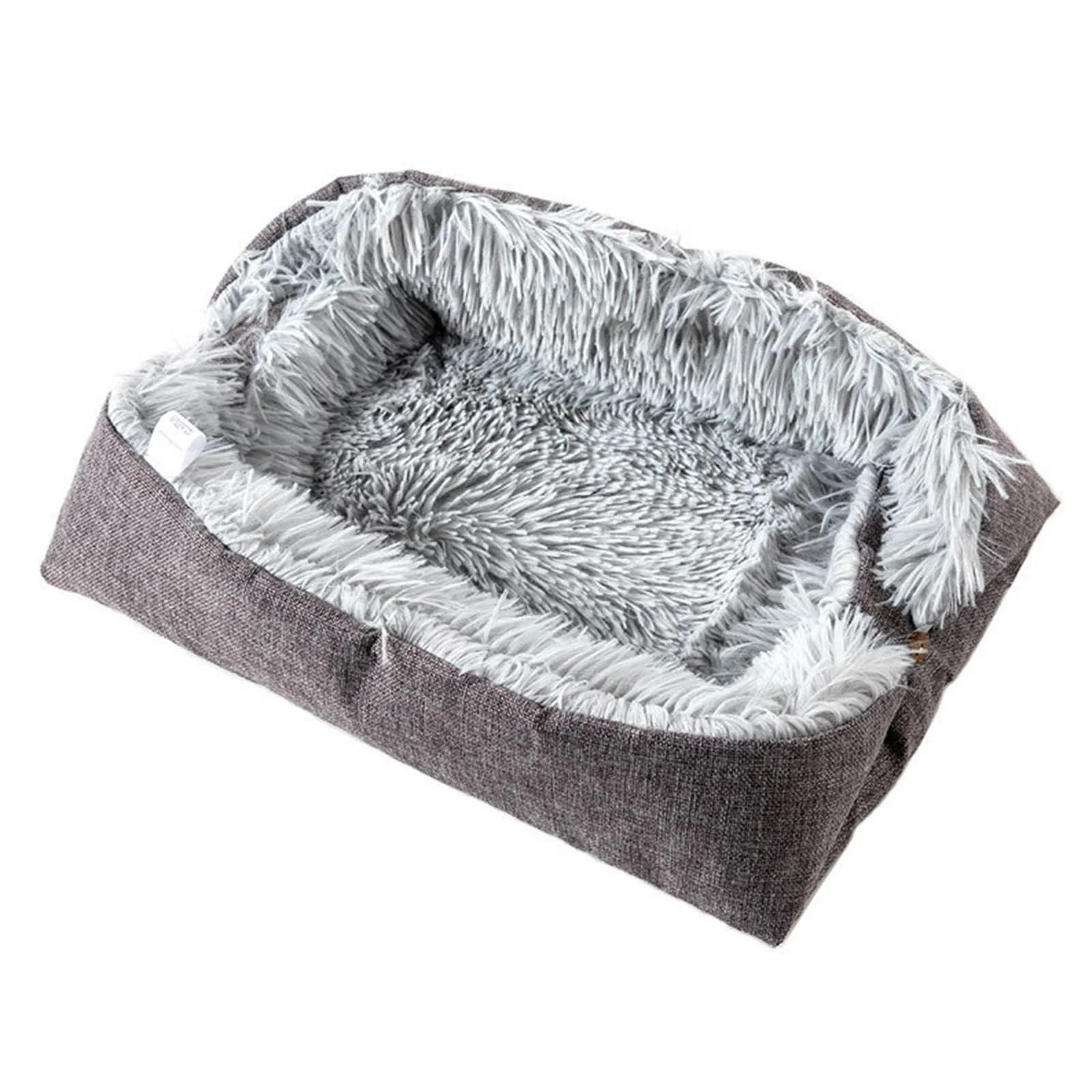 Cozy Calming Dog Bed for Large Dogs & Cats – Self-Warming Anti-Anxiety Pet Bed with Non-Slip Bottom | Machine Washable 24x20 Inch Bed