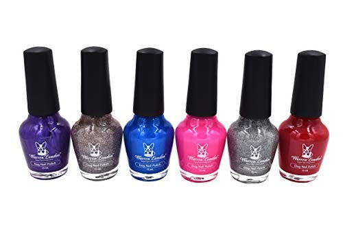 - Dog Nail Polish in a Bottle - for Premium Coverage and Color - All 6 Colors