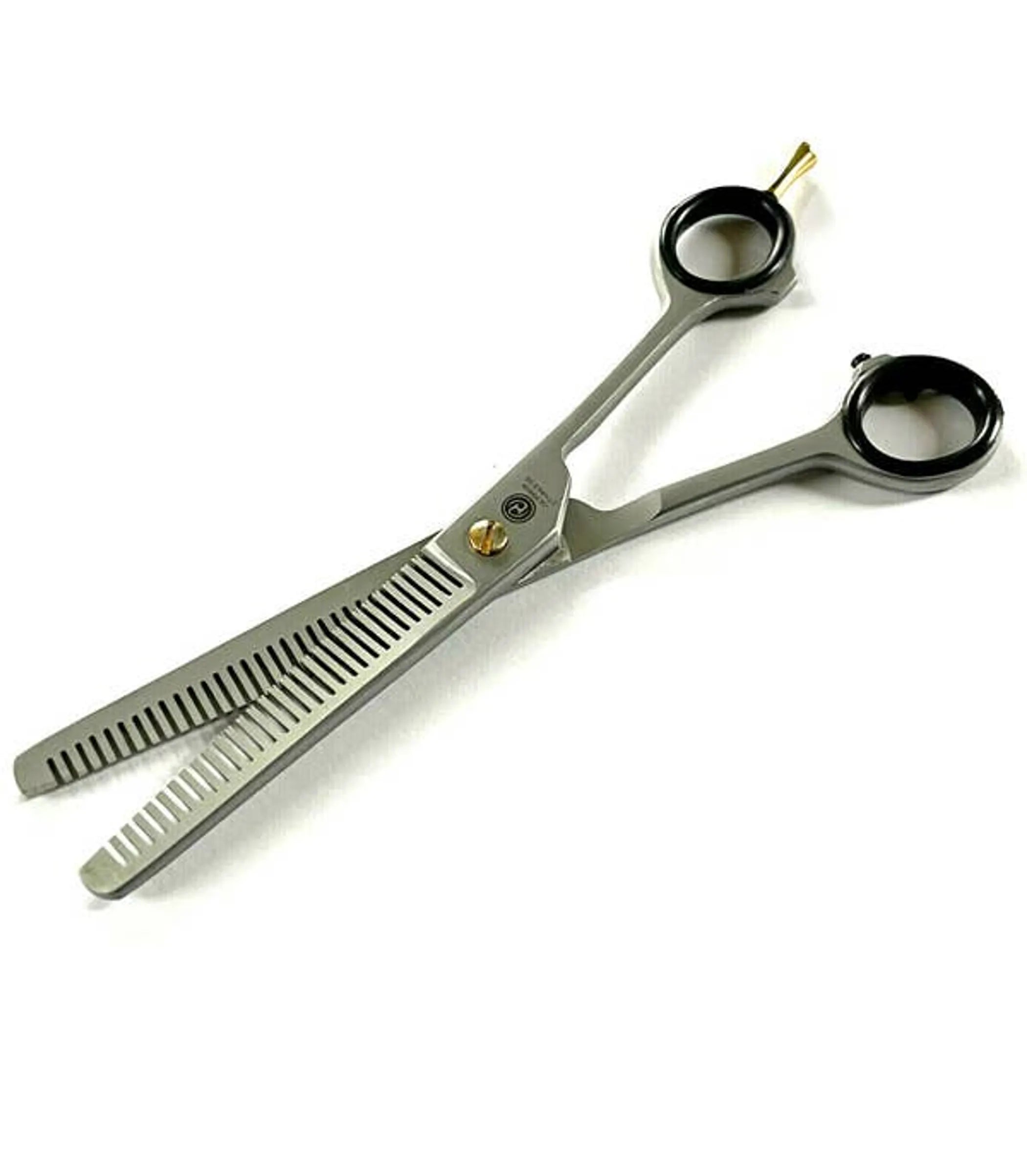 Professional 6.5" Double-Tooth Thinning Shears – 38 Teeth German Stainless Steel