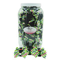 Christmas Candy Stripe Velcro Dog Bows – 100 Count Jar