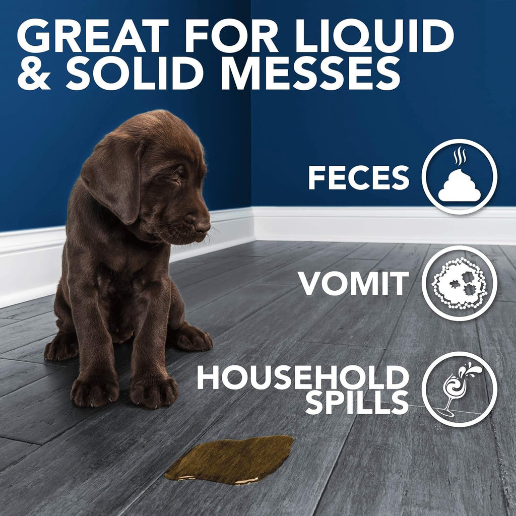 Super Absorbent Pet Cleanup Towels | Dog Urine, Waste & Accident Cleaning Sheets, 30 Pack