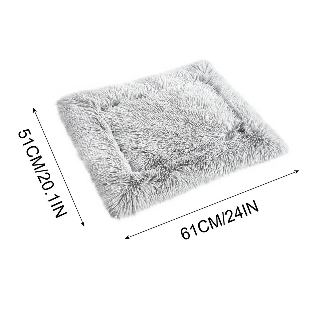 Cozy Calming Dog Bed for Large Dogs & Cats – Self-Warming Anti-Anxiety Pet Bed with Non-Slip Bottom | Machine Washable 24x20 Inch Bed