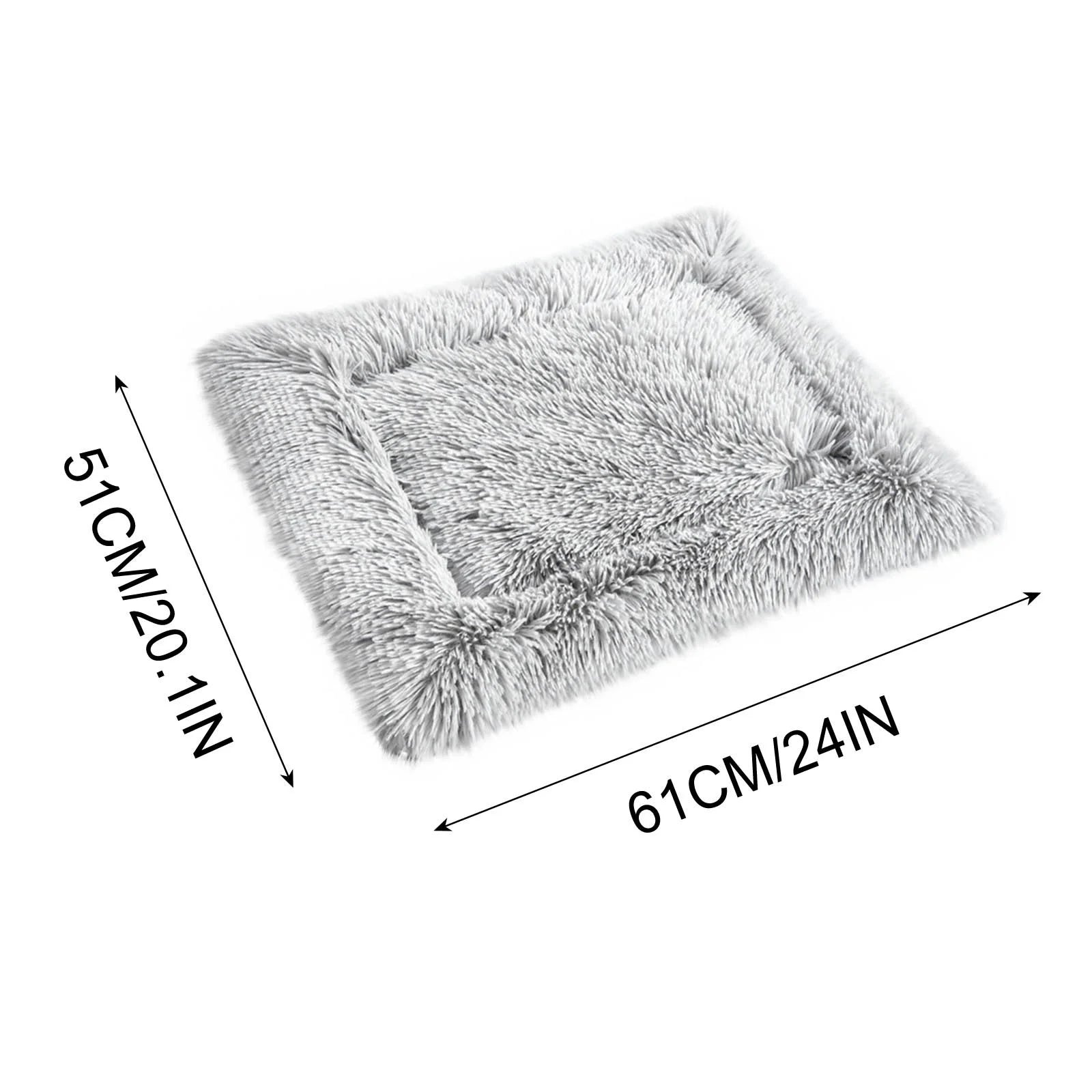 Cozy Calming Dog Bed for Large Dogs & Cats – Self-Warming Anti-Anxiety Pet Bed with Non-Slip Bottom | Machine Washable 24x20 Inch Bed