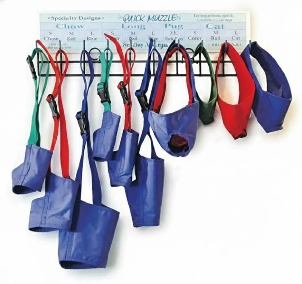Animal Muzzle Storage Rack