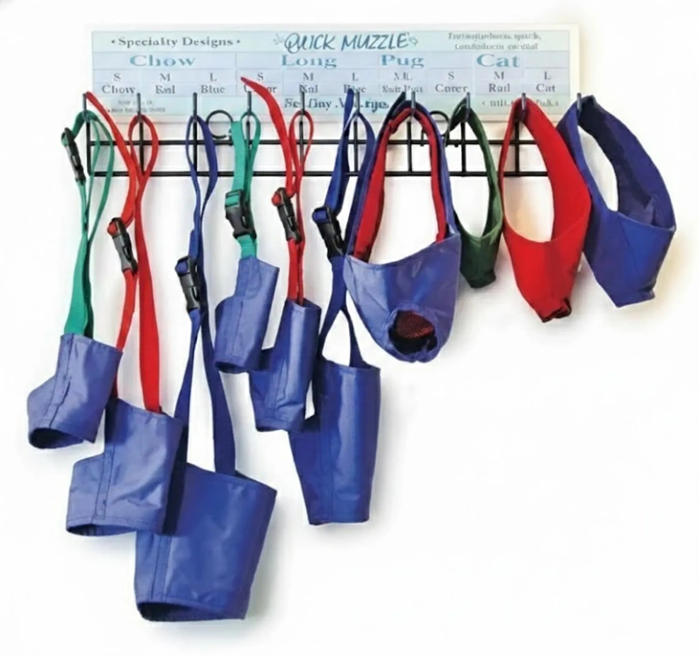 Animal Muzzle Storage Rack