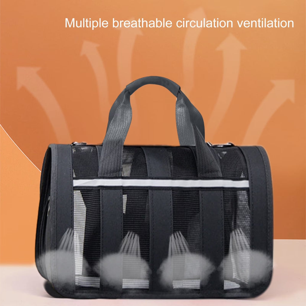 EARKITY Soft-Sided Pet Carrier – Airline-Approved Travel Bag for Cats & Small Dogs with Washable Mat