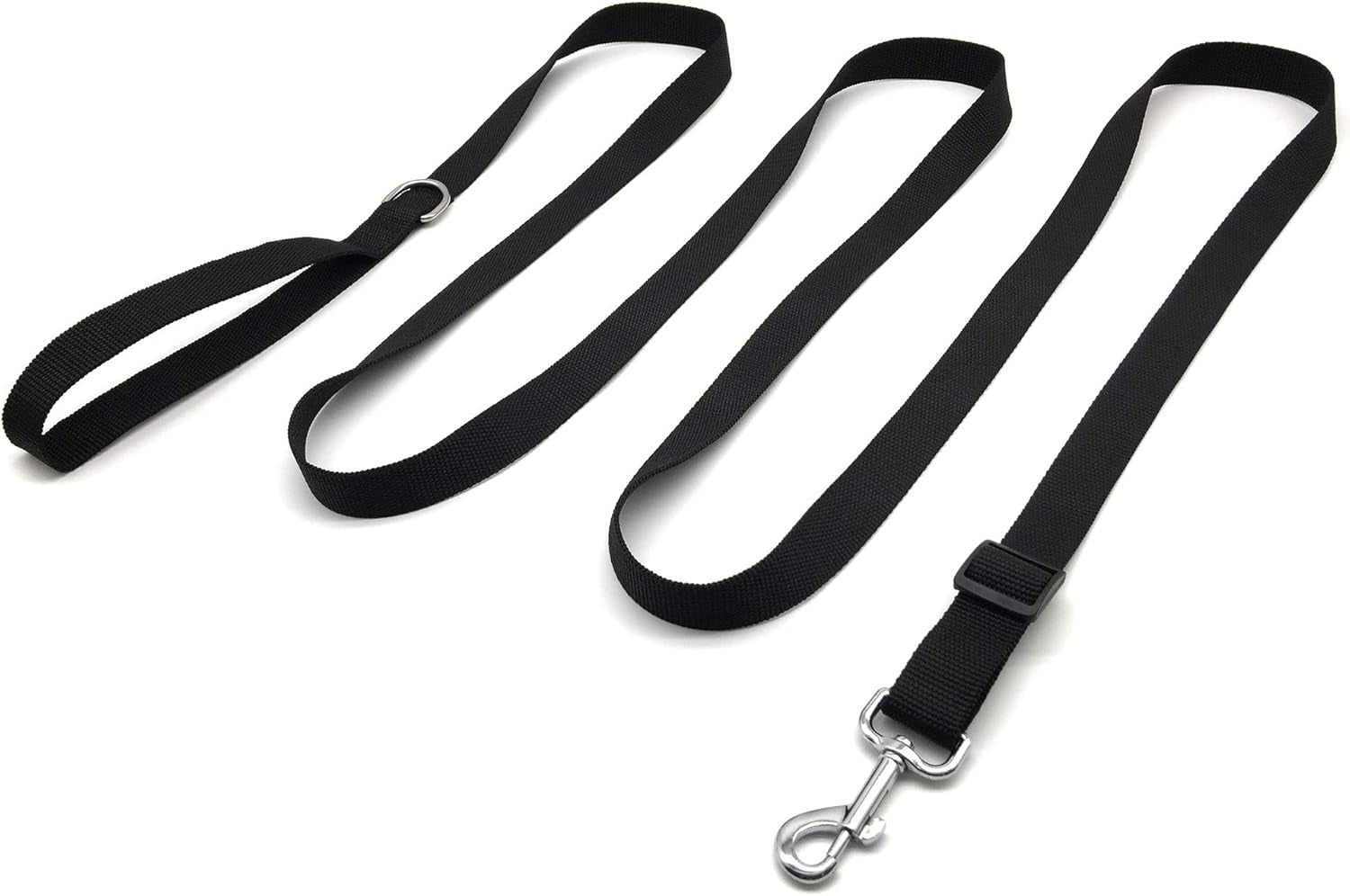 Adjustable Nylon Dog Leash, 6 Foot Long Dog Leashes for Medium Large Dogs