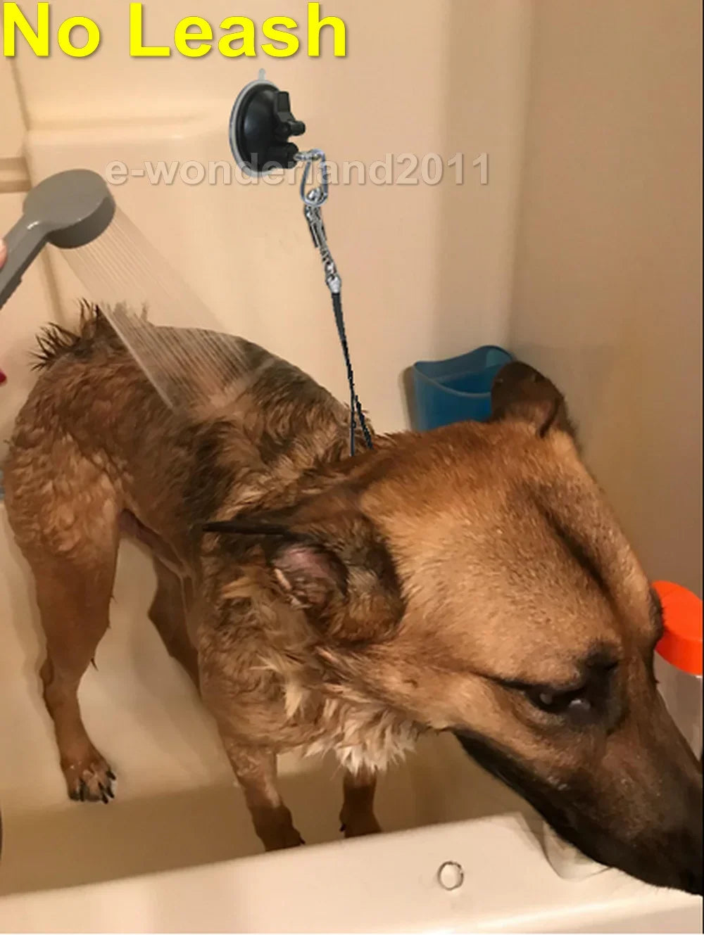 Suction Cup Hook Cleat for Pet Dog & Pet Cat Bathtub, Shower & Bathing, Grooming