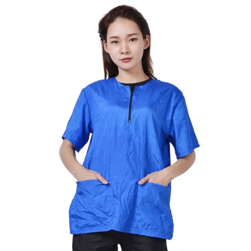 Pet Grooming Working Clothes Breathable Pet Groomer Uniforms anti Hair anti Static Smock