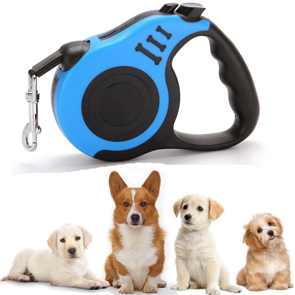 3M Nylon Automatic Retractable Dog Leash for Small Medium Dogs Traction Leash