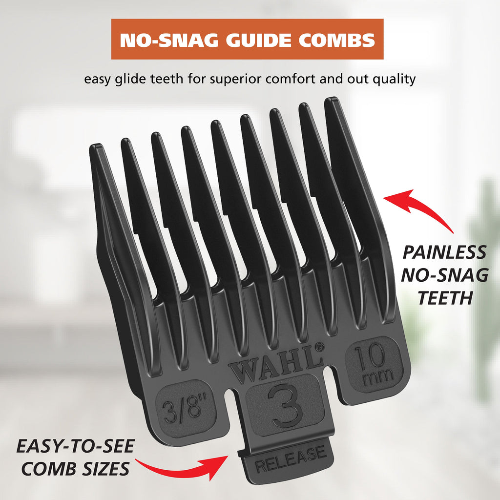 Basic Series Touch up Corded Pet Clipper, 10 Piece Dog Grooming Kit Black 
