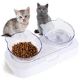 Elevated Tilted Double Cat Bowl with Stand 🐱🥣✨