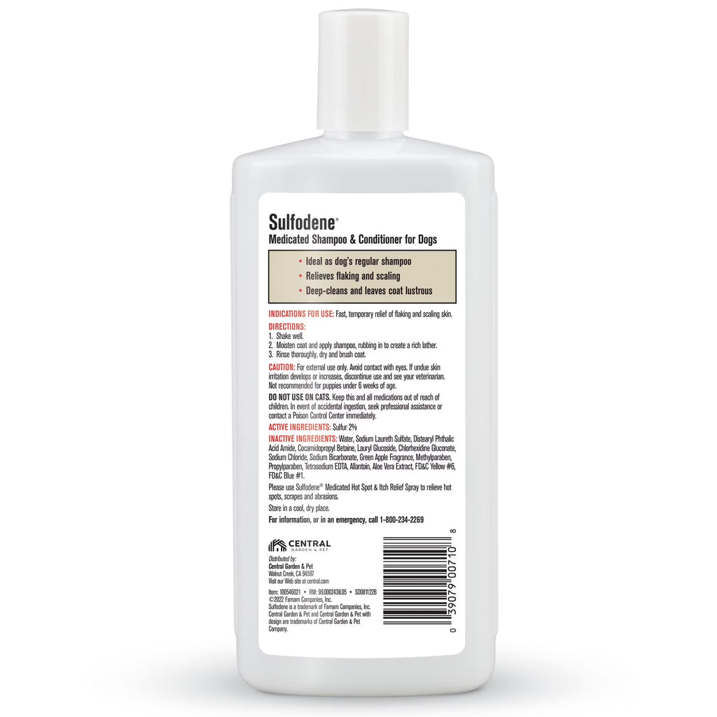 Medicated Shampoo & Conditioner for Dogs 12 Fluid Ounces