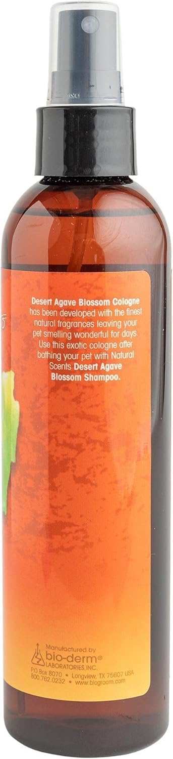 Desert Agave Blossom Dog Cologne - Dog Spray Deodorizer Perfume, Long Lasting, Dog & Cat Bathing Supplies, Pet Grooming Supplies, Cruelty-Free Fragrance, Made in USA - 8 Fl Oz 1-Pack