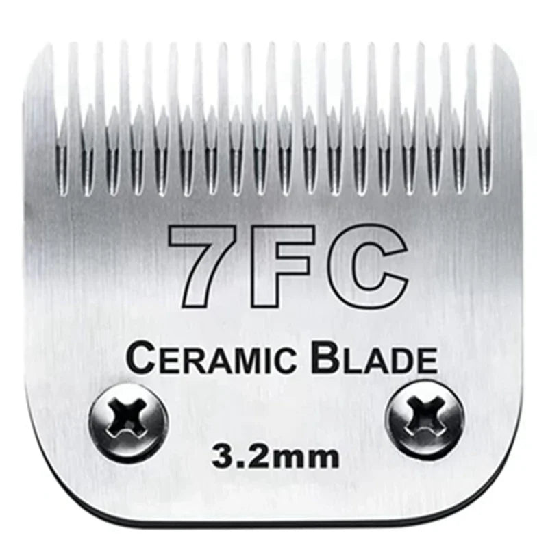 Pet Dog Cat Detachable Ceramic Blade Compatible with Andis,Oster A5 & 76,Wahl KM 10 Series Animals Grooming Clippers