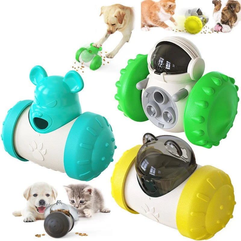 Dog Puzzle Toys Pet Food Interactive Tumbler Slow Feeder Puppy Toy Snack Treat for Pet Dog Cat Training Goods for Pets