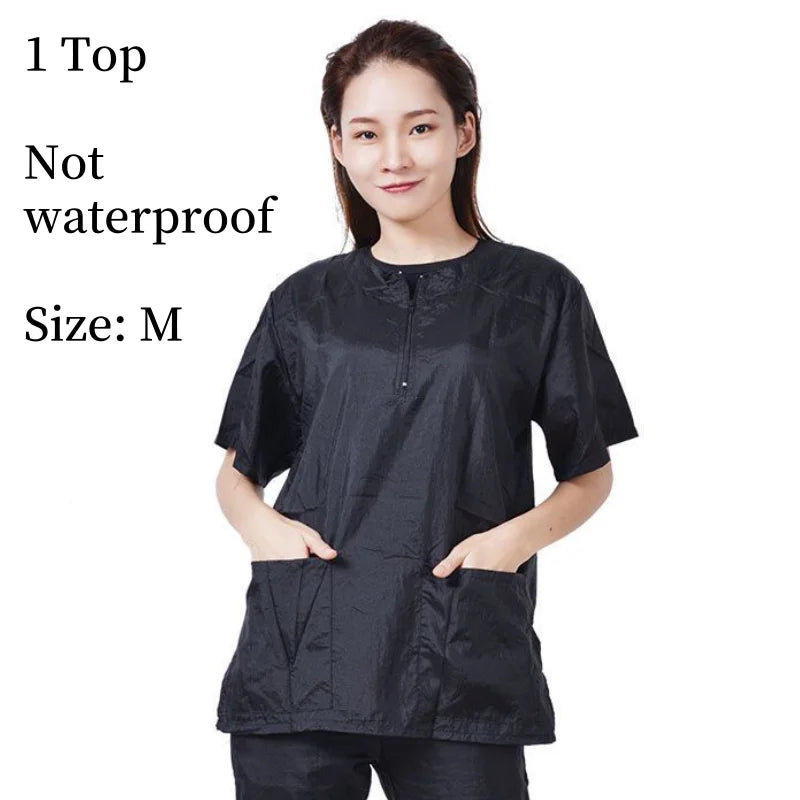 Pet Grooming Working Clothes Breathable Pet Groomer Uniforms anti Hair anti Static Smock