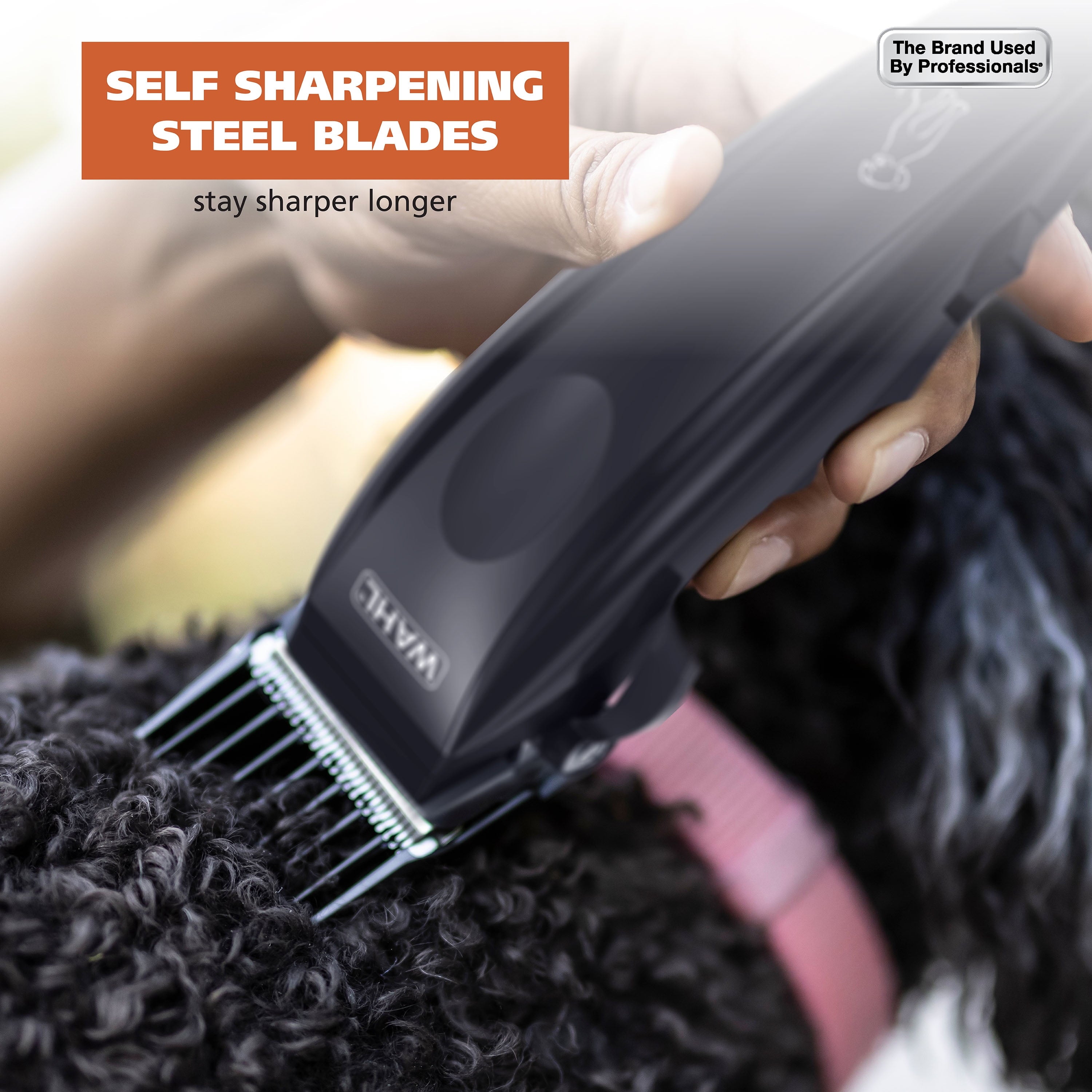 Basic Series Touch up Corded Pet Clipper, 10 Piece Dog Grooming Kit Black 