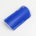 Cat Self Groomer Wall Brush – Corner Cat Scratcher & Massage Comb with Catnip | Interactive Grooming Toy for Cats