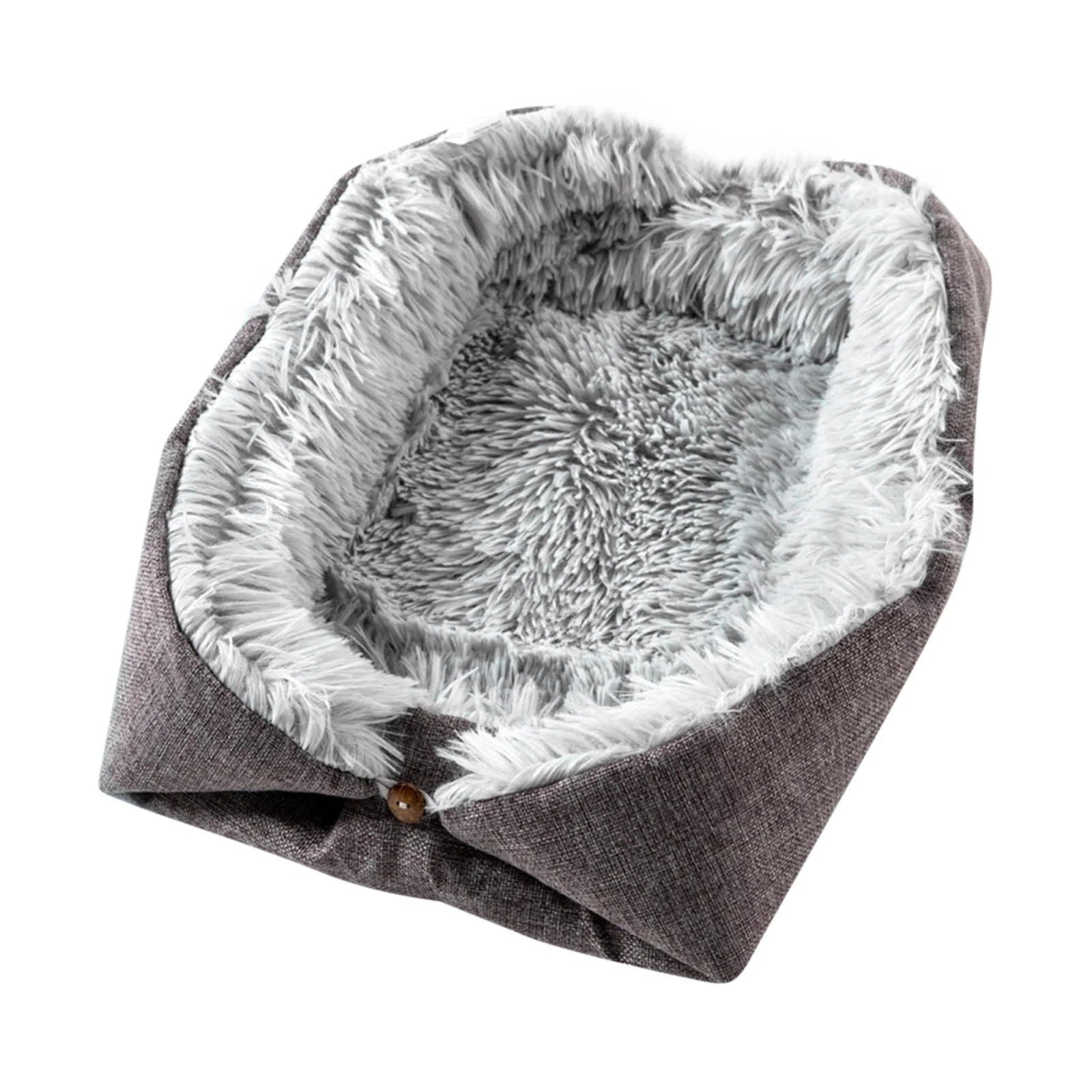 Cozy Calming Dog Bed for Large Dogs & Cats – Self-Warming Anti-Anxiety Pet Bed with Non-Slip Bottom | Machine Washable 24x20 Inch Bed
