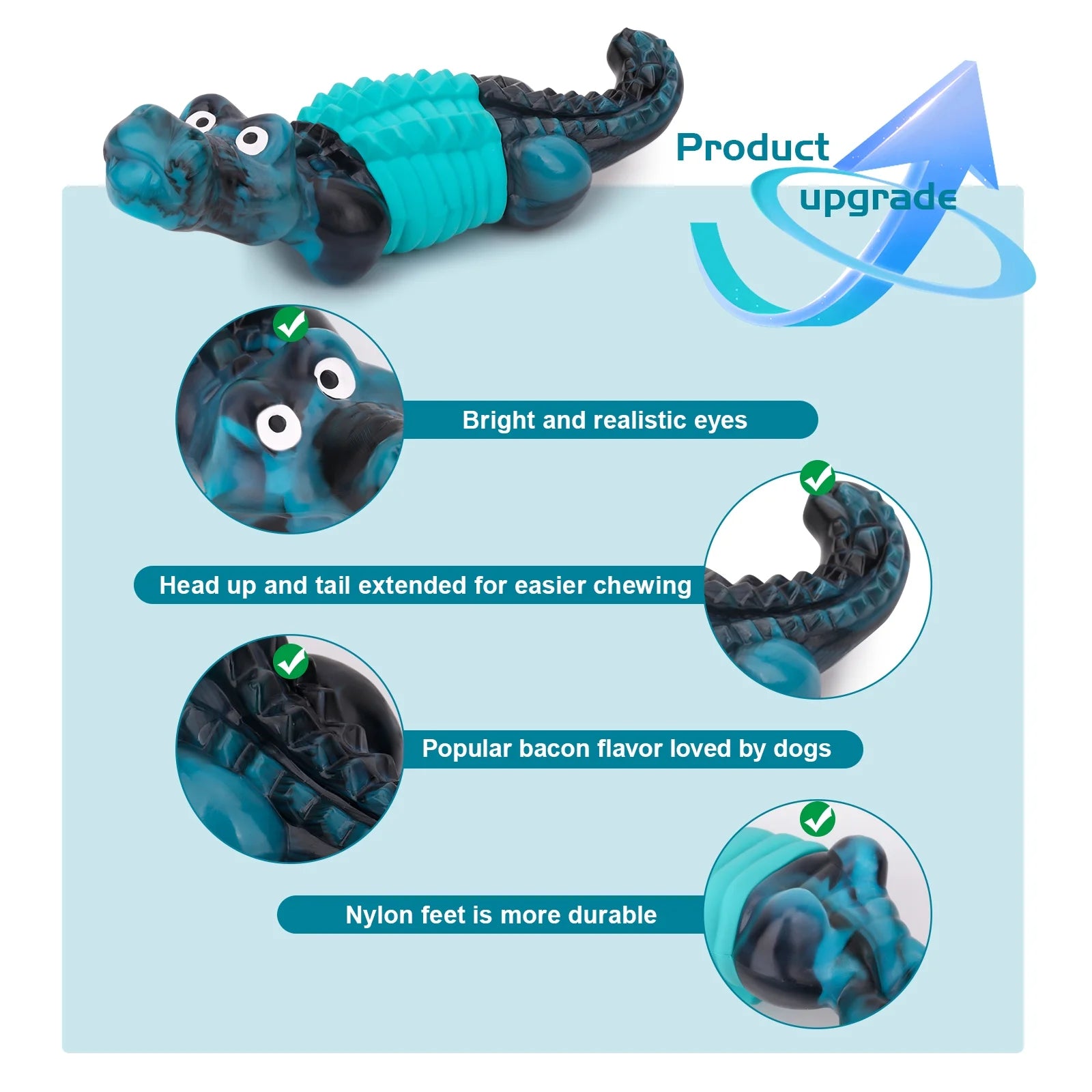 Tough Dog Toy for Large Breed Aggressive Chewers – Blue