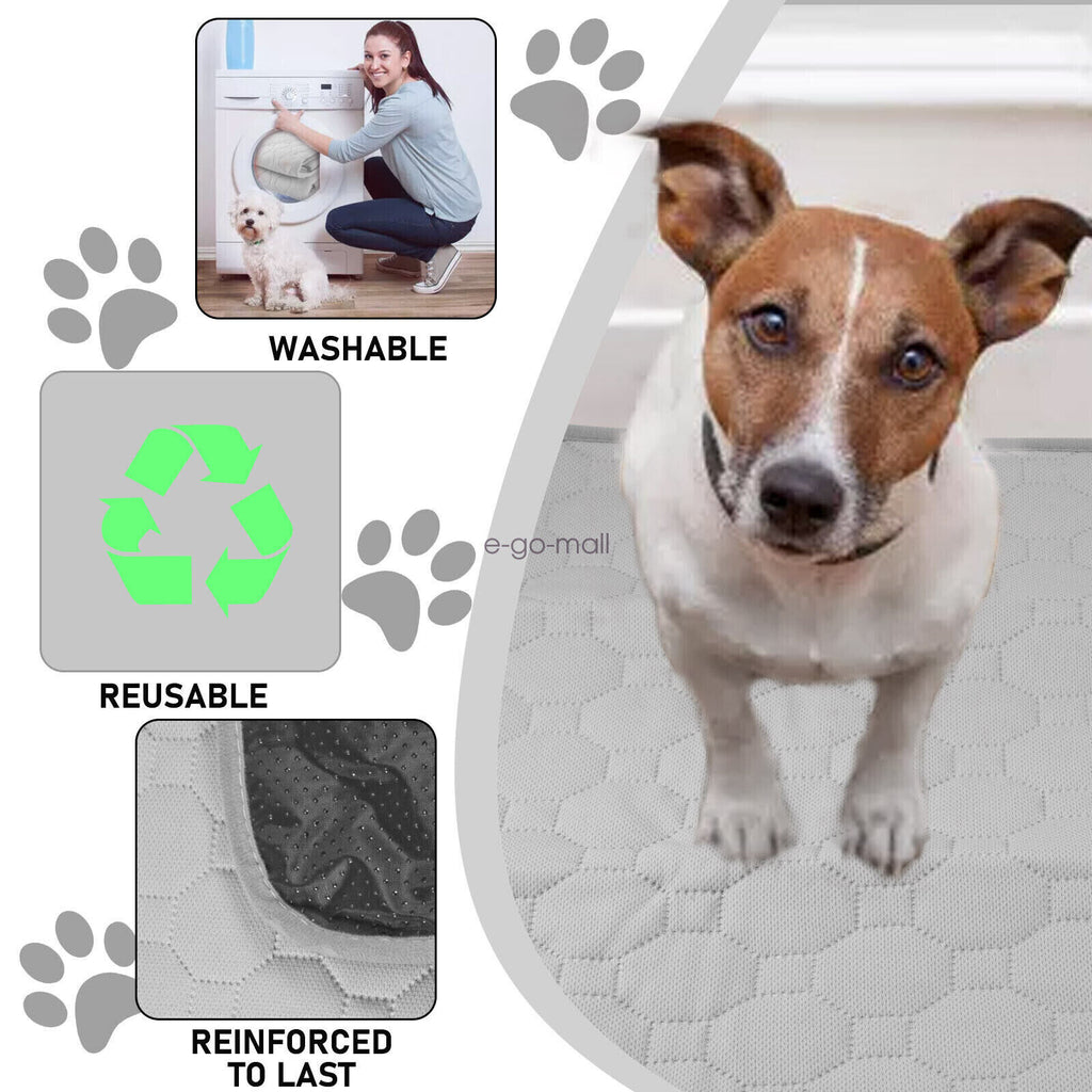 Reusable Washable Pee Pad for Dogs & Cats – Leak-Proof Potty Training Mat