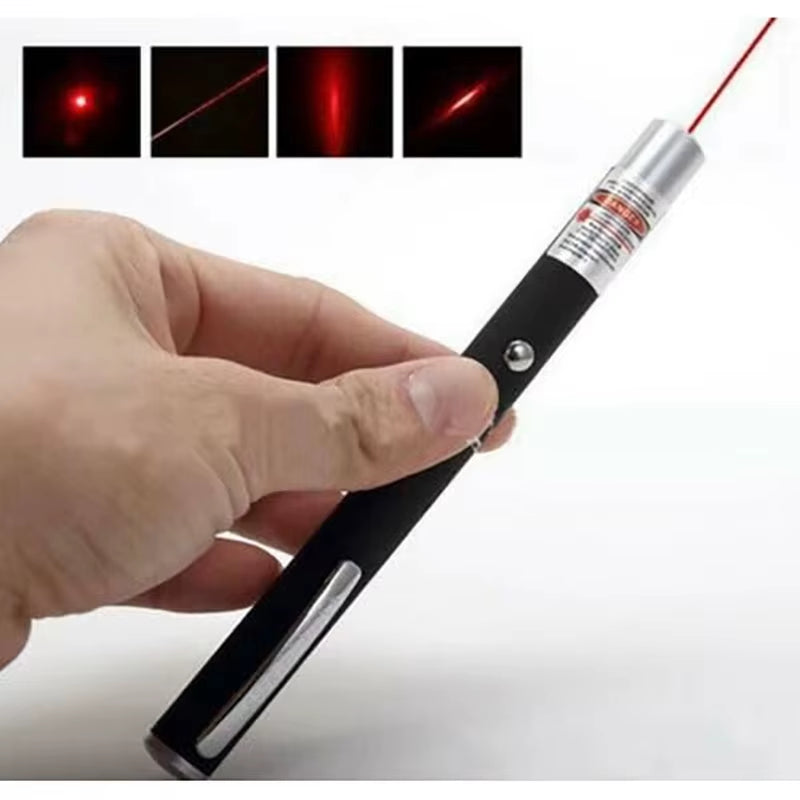Red Laser Pointer Pen – Single Point Presentation Flashlight & Interactive Light Guide Pen