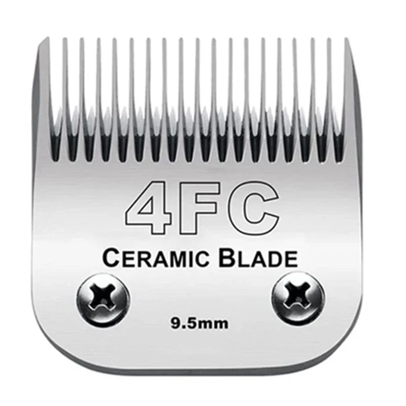 Pet Dog Cat Detachable Ceramic Blade Compatible with Andis,Oster A5 & 76,Wahl KM 10 Series Animals Grooming Clippers