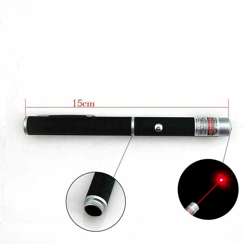 Red Laser Pointer Pen – Single Point Presentation Flashlight & Interactive Light Guide Pen