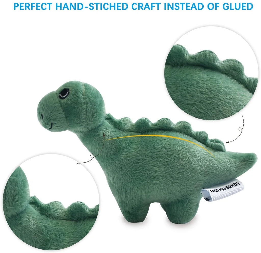 12-Piece Plush Squeaky Dog Toy Set for Puppies & Dogs