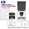 5G Smart Automatic Pet Feeder with 1080P HD Camera, WiFi Control & Voice Recorder
