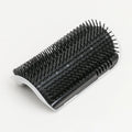 Cat Self Groomer Wall Brush – Corner Cat Scratcher & Massage Comb with Catnip | Interactive Grooming Toy for Cats