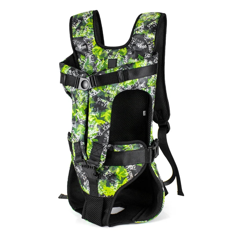 Portable Pet Backpack Carrier – Double Shoulder Travel Backpack for Dogs, Cats & Puppies