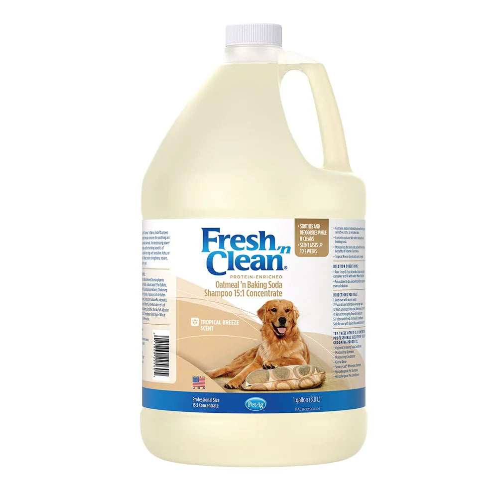 Fresh 'N' Clean Oatmeal N Baking Soda 15:1 Shampoo, 1 Gallon