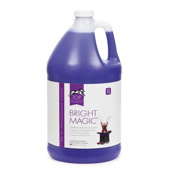 1 Gallon Top Performance Bright Magic Whitening Dog & Cat Shampoo
