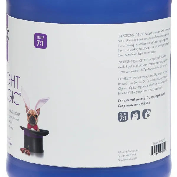 1 Gallon Top Performance Bright Magic Whitening Dog & Cat Shampoo