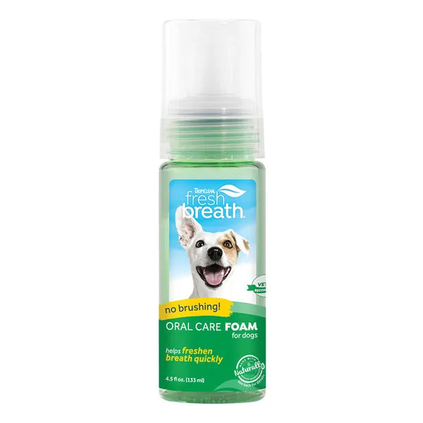 TropiClean Fresh Breath Oral Care Foam For Dogs