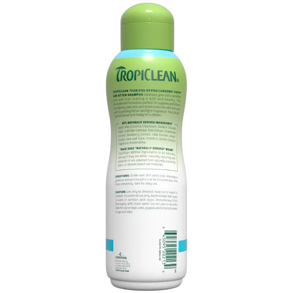 TropiClean Gentle Coconut Hypoallergenic Puppy Grooming Shampoo 20 oz