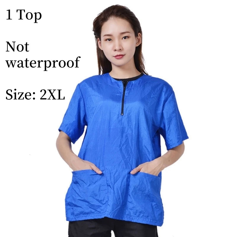 Pet Grooming Working Clothes Breathable Pet Groomer Uniforms anti Hair anti Static Smock