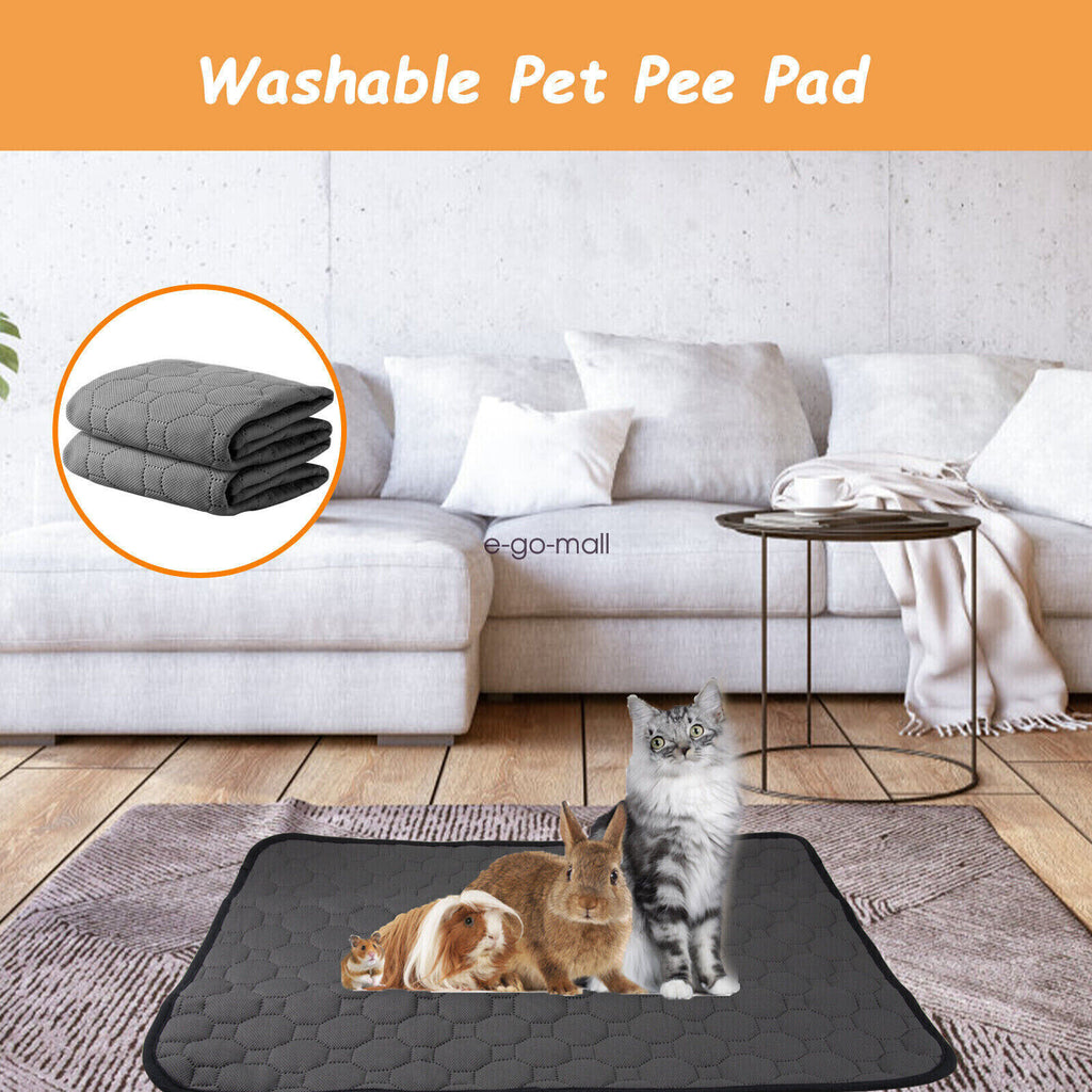 Reusable Washable Pee Pad for Dogs & Cats – Leak-Proof Potty Training Mat