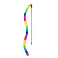 Interactive Caterpillar Cat Teaser Wand – Colorful Feather Cat Toy for Indoor Cats & Kittens | Fun Play & Exercise Toy