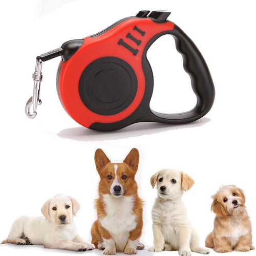 3M Nylon Automatic Retractable Dog Leash for Small Medium Dogs Traction Leash