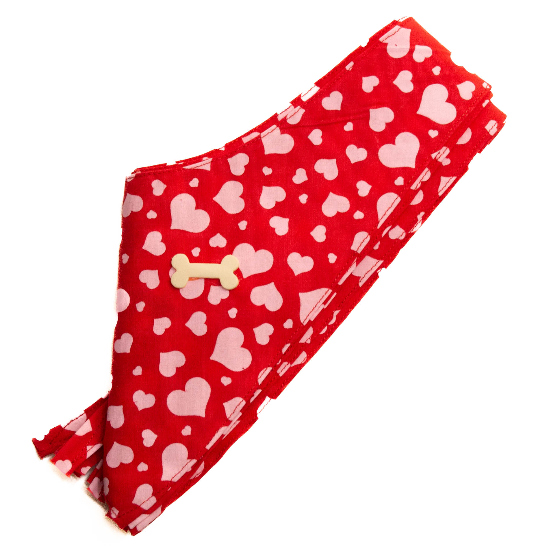 Cecilia Dog Bandana Design Red
