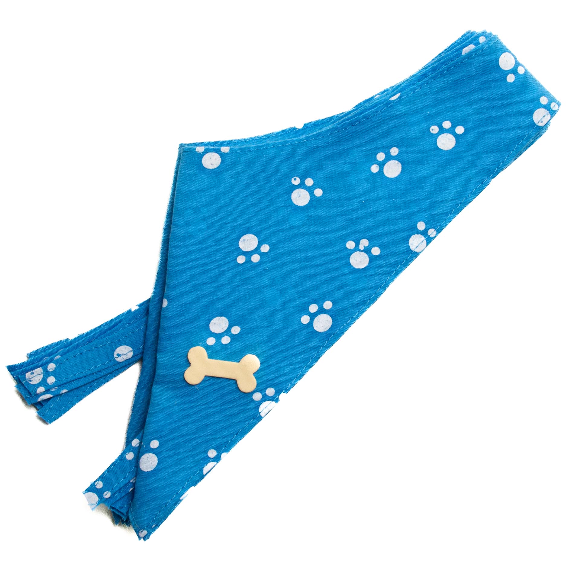 Cecilia Dog Bandana Design Blue