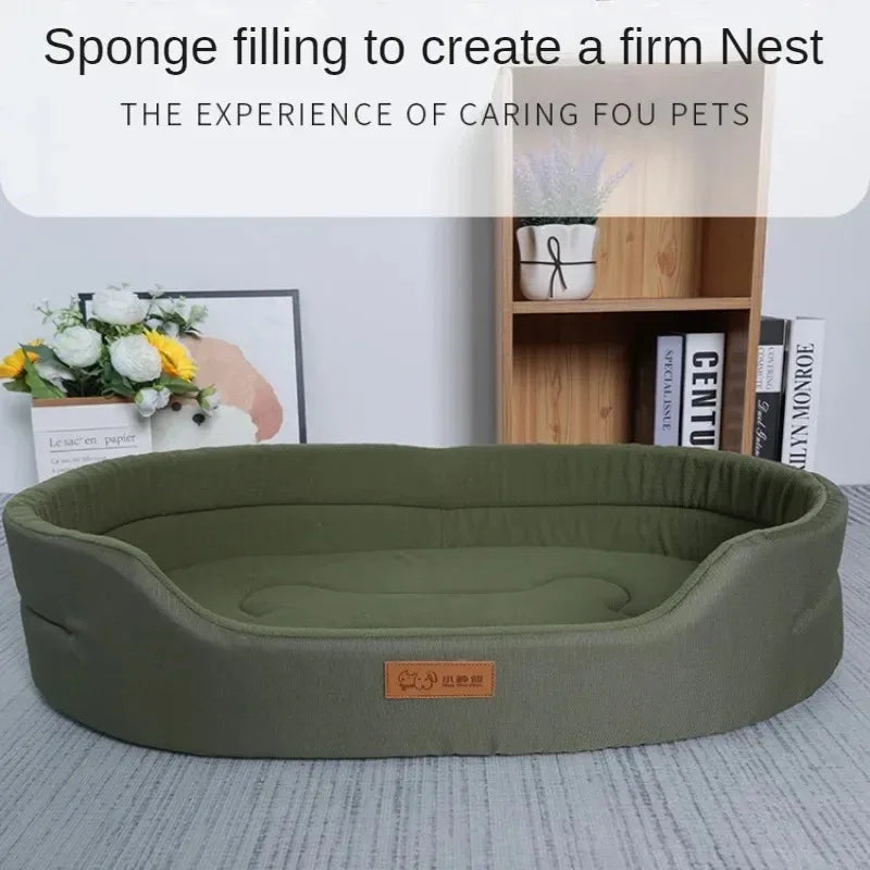 Soft Plush Dog Bed Sofa Mat – Cozy Pet Bed for Medium Dogs & Puppies | Comfortable Indoor Sleeping Cushion