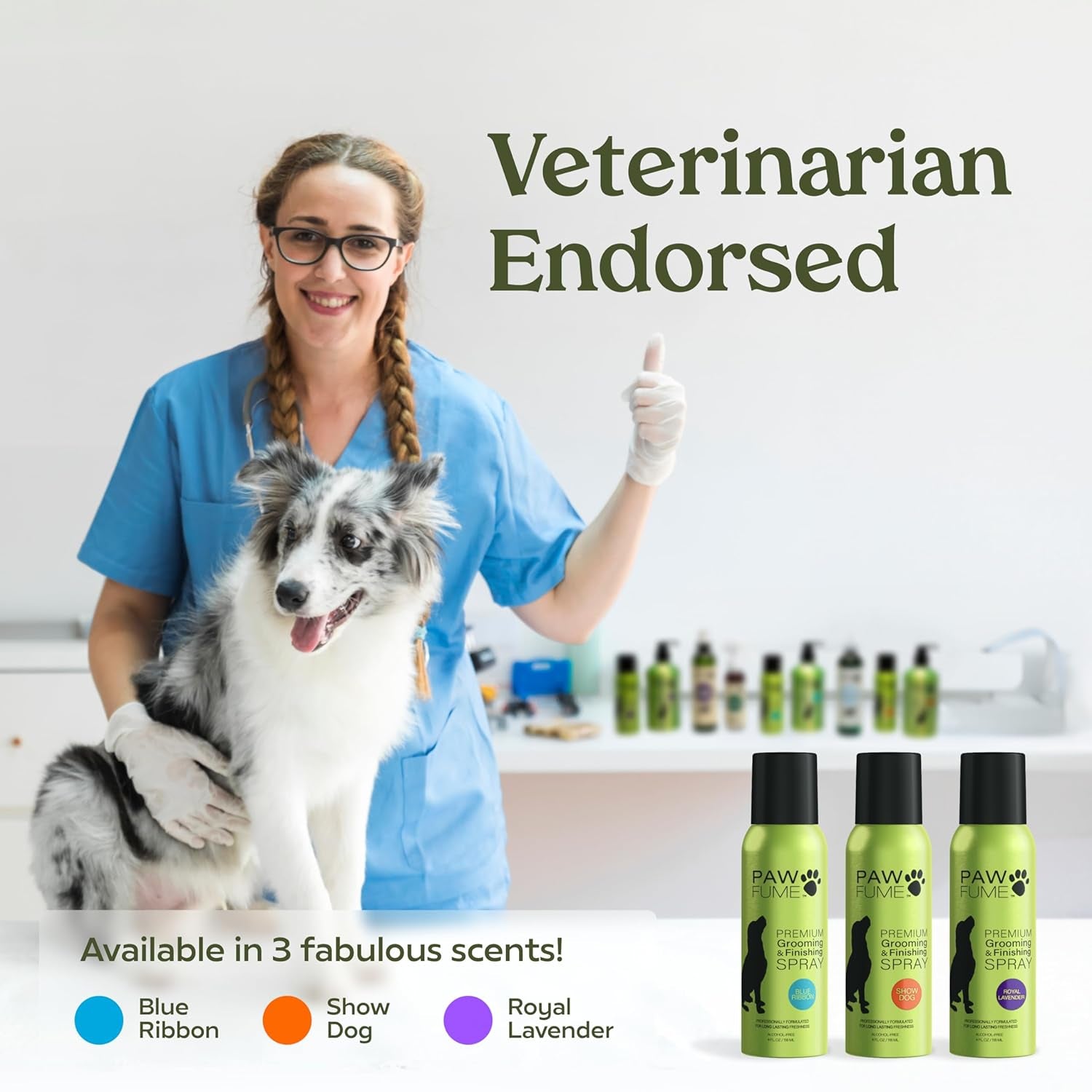 Lavender Dog Grooming & Detangler Spray | Salon-Quality Fur Care for a Soft, Fresh Coat All Day