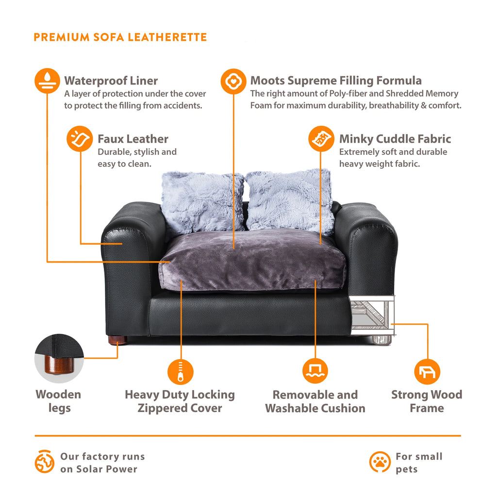 Leatherette Pet Bed