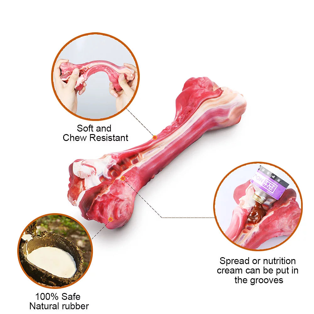 Durable Interactive Dog Toy for Teething, Chewing & Teeth Cleaning
